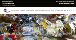 Desktop Screenshot of couleursleroux.fr